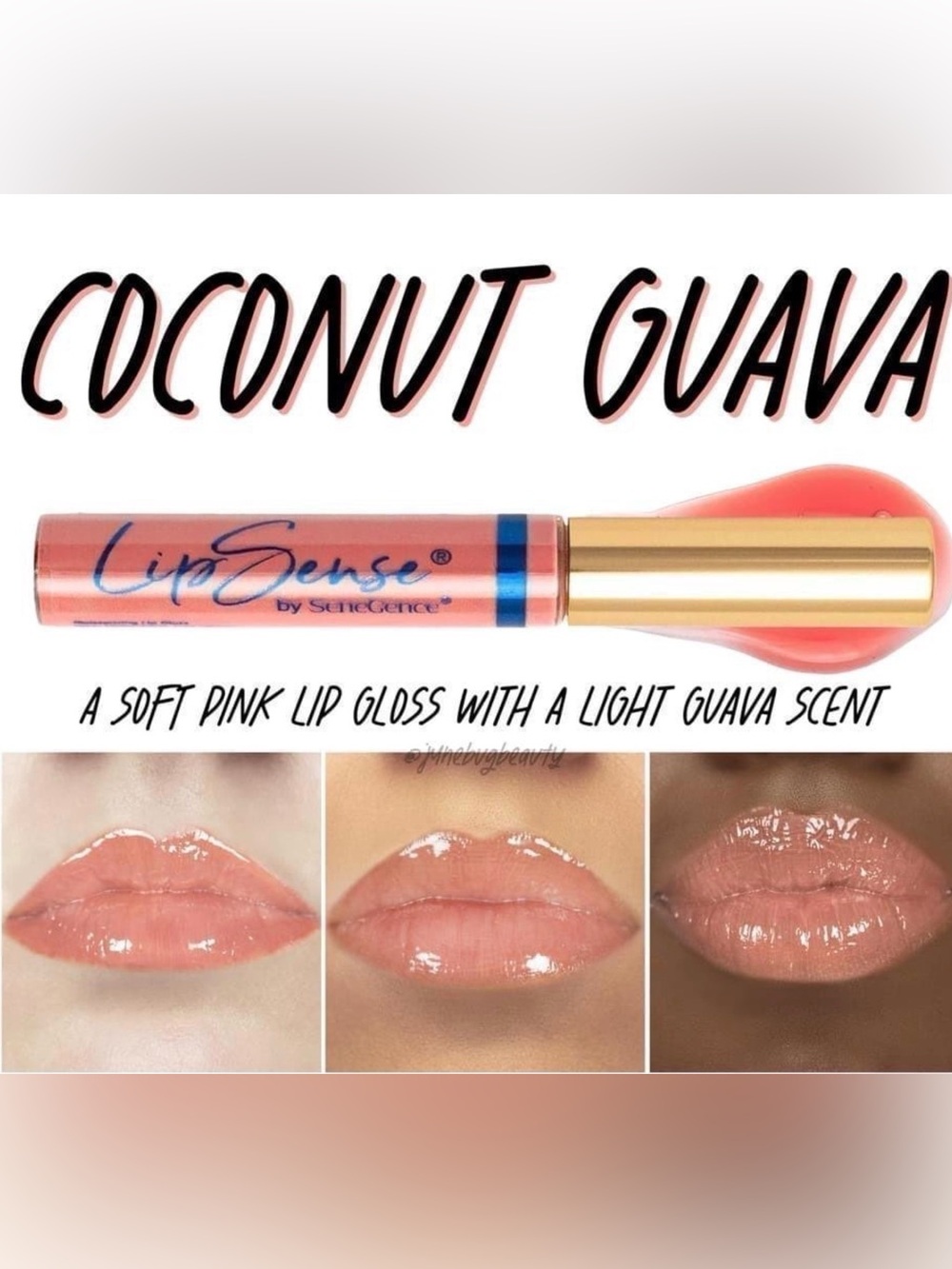 Lip Sense by Senegence. Shade: Coconut Guava. NWT. (MIDI Size)